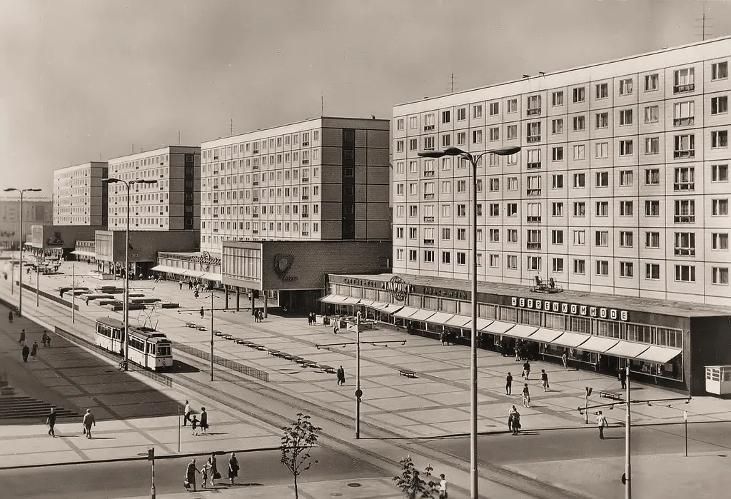 ddr plattenbau photo
