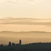 Sonnenaufgang in der Toskana