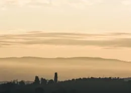 Sonnenaufgang in der Toskana