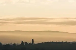 Sonnenaufgang in der Toskana